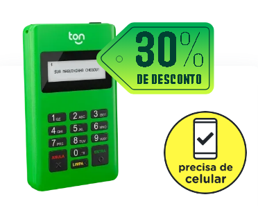 T1 ton pro maquininha ton