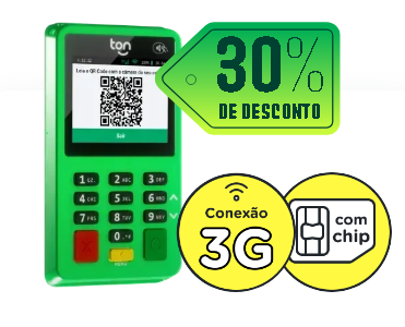 T2 ton pro maquininha ton