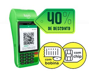 T3 ton mega maquininha ton